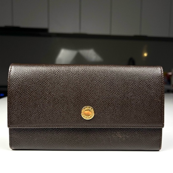 BVLGARI Handbags - Bulgari long Leather Wallet